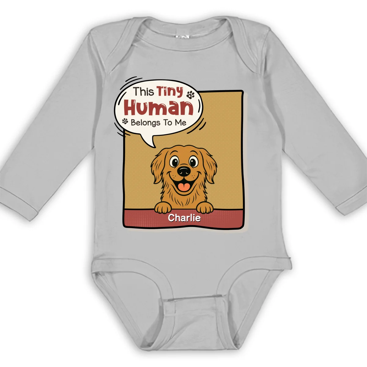 Their Paws Are Cute - Personalized Custom Baby Onesie - Image 7