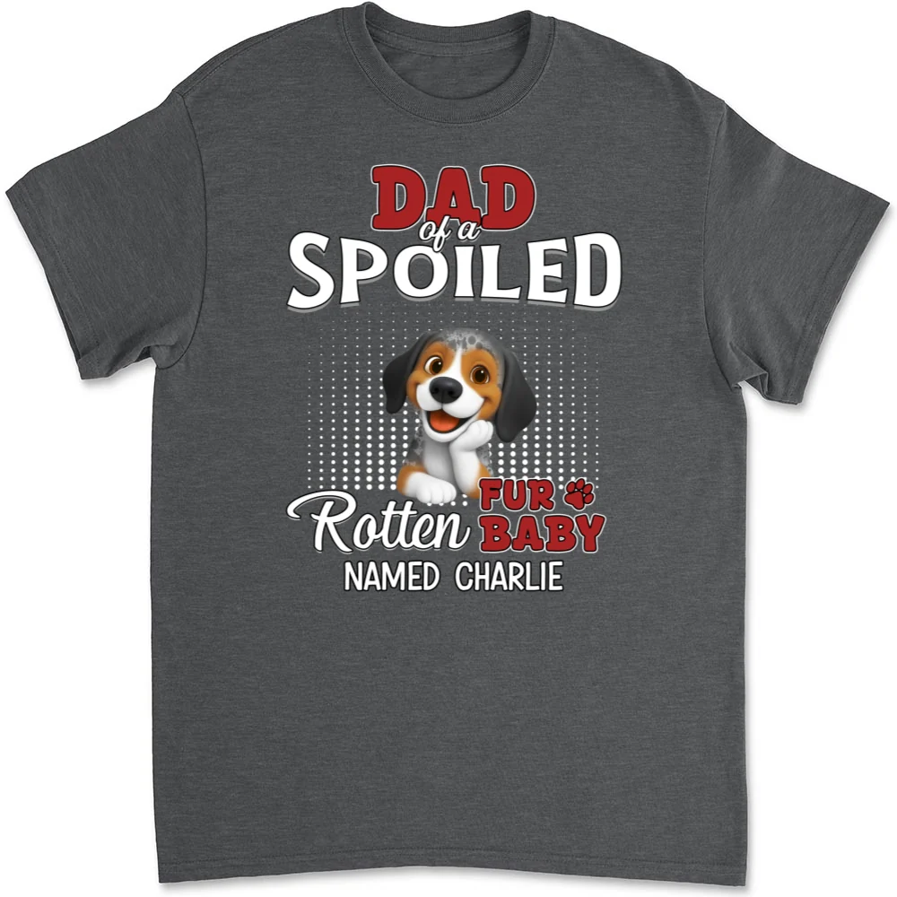 Thinking About My Spoiled Babies Dark Ver - Personalized Custom Unisex T-shirt - Image 10