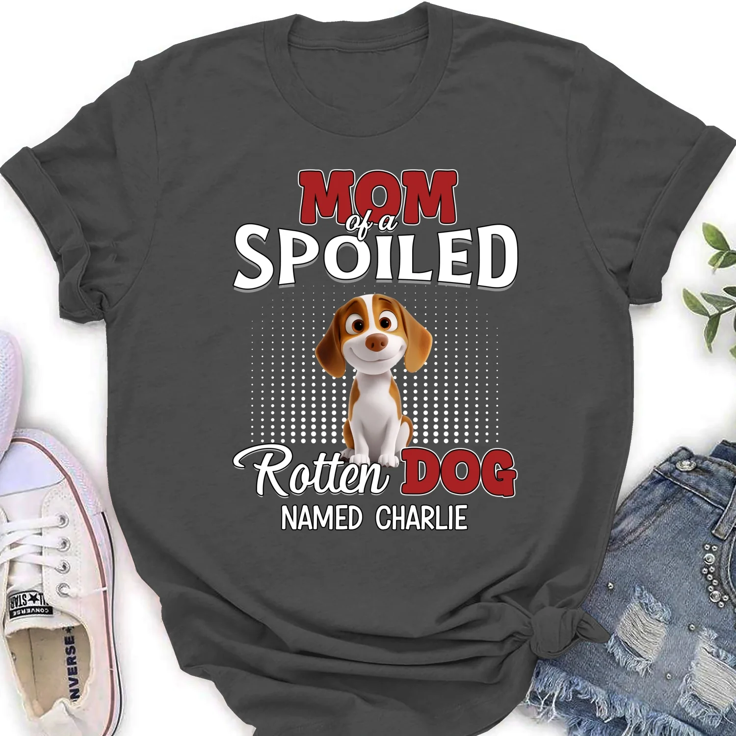Thinking About My Spoiled Baby Official - Personalized Custom Women's T-Shirt - Image 10