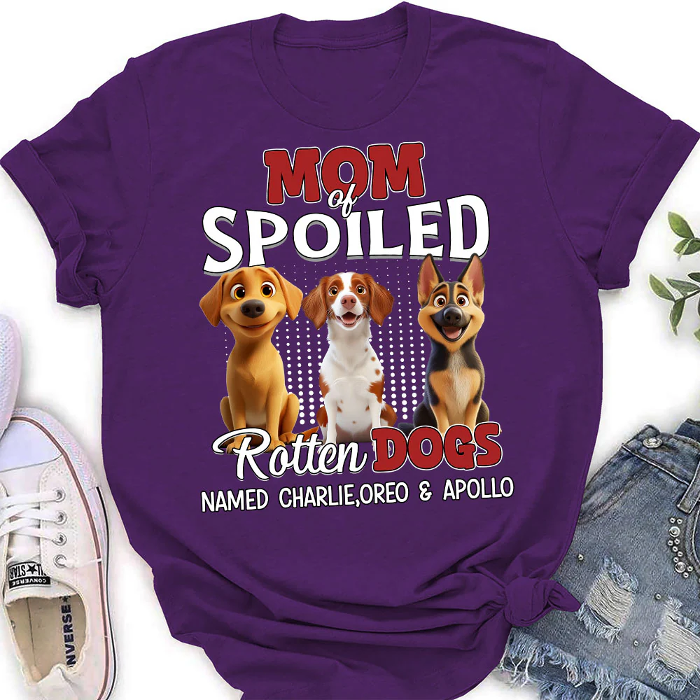 Thinking About My Spoiled Baby Official - Personalized Custom Women's T-Shirt - Image 4