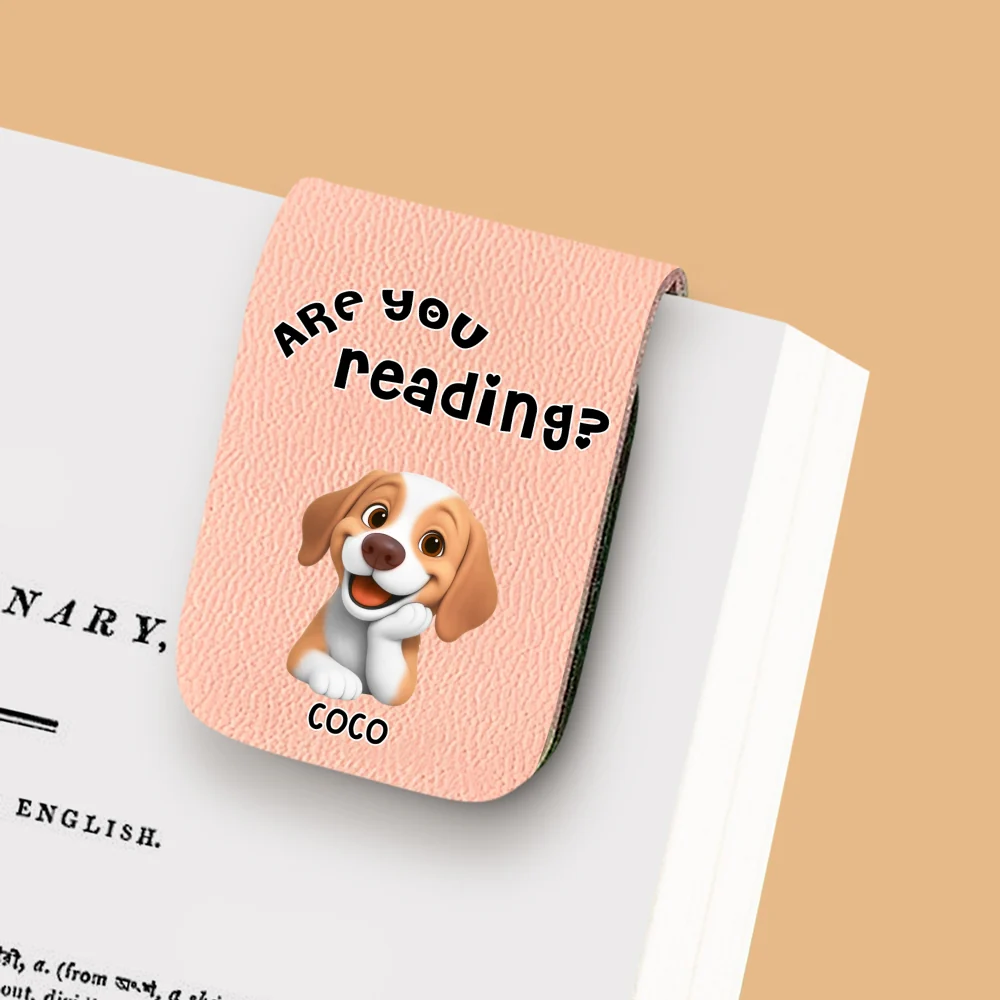 Thinking About You - Personalized Custom Leather Bookmark - Image 10