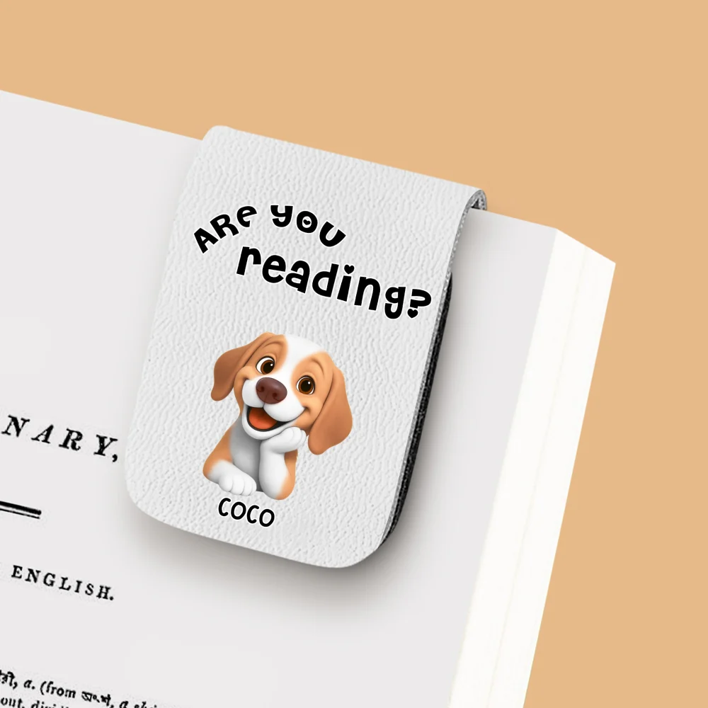Thinking About You - Personalized Custom Leather Bookmark - Image 11
