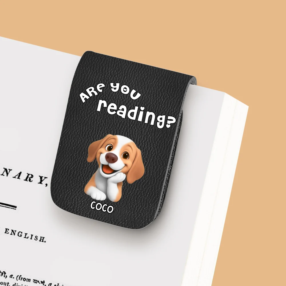Thinking About You - Personalized Custom Leather Bookmark - Image 7