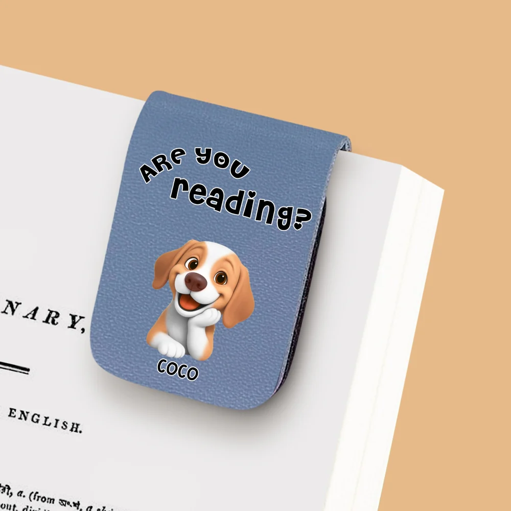 Thinking About You - Personalized Custom Leather Bookmark - Image 8