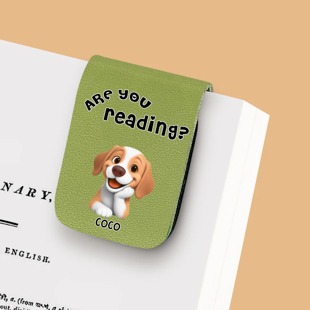 Thinking About You - Personalized Custom Leather Bookmark - Image 9