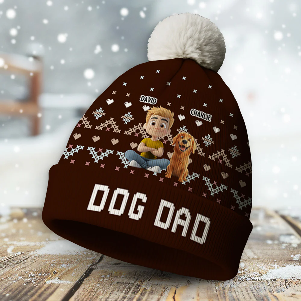 This Cozy Season - Personalized Custom Bobble Beanie Hat - Image 2