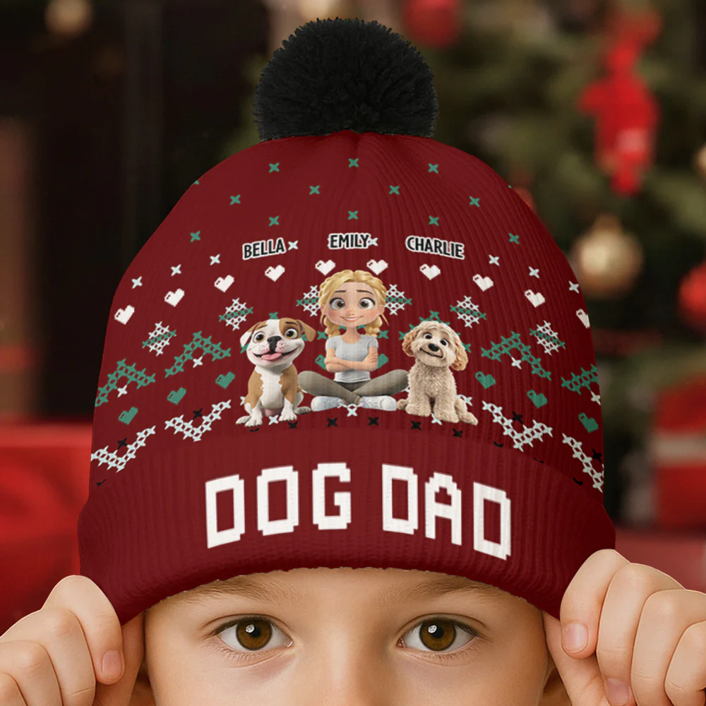 This Cozy Season - Personalized Custom Bobble Beanie Hat - Image 3