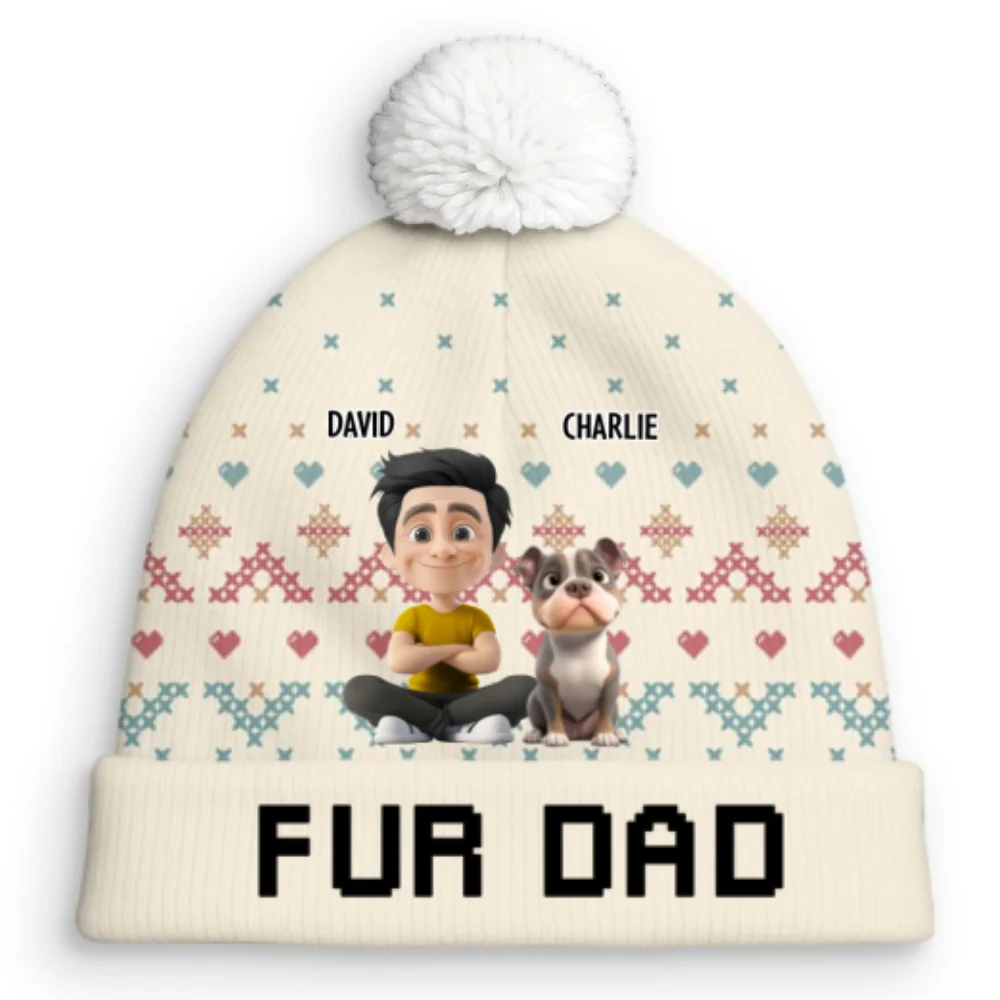 This Cozy Season With Them - Personalized Custom Bobble Beanie Hat - Image 9