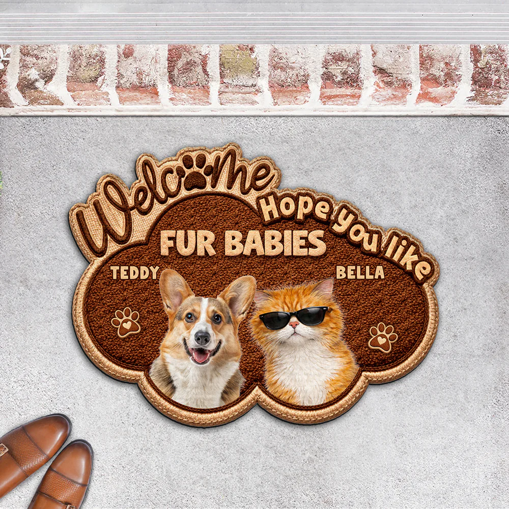 This House Is Run By Pets Photo - Personalized Custom Doormat - Image 3