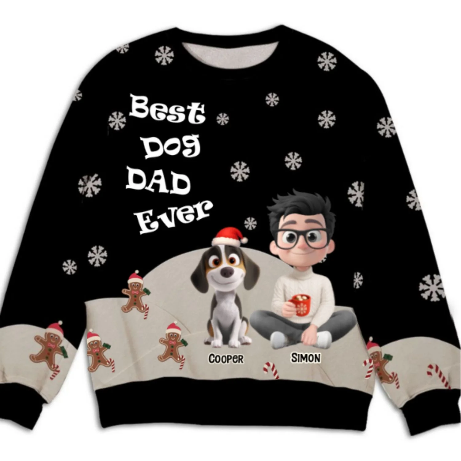 This Is How I Show My Dog - Personalized Custom All-Over-Print Sweatshirt - Image 5