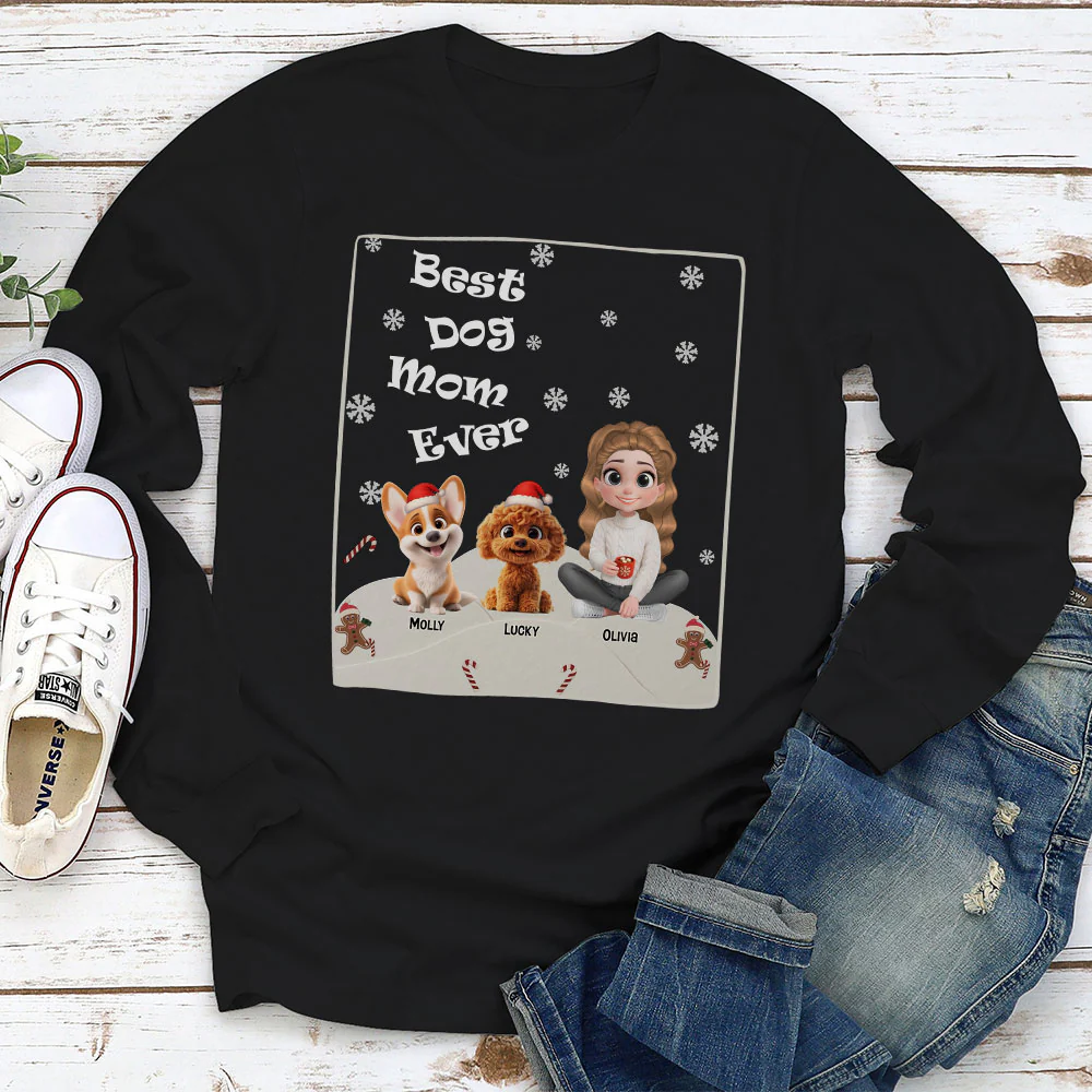 This Is How I Show My Dog - Personalized Custom Long Sleeve T-Shirt - Image 2