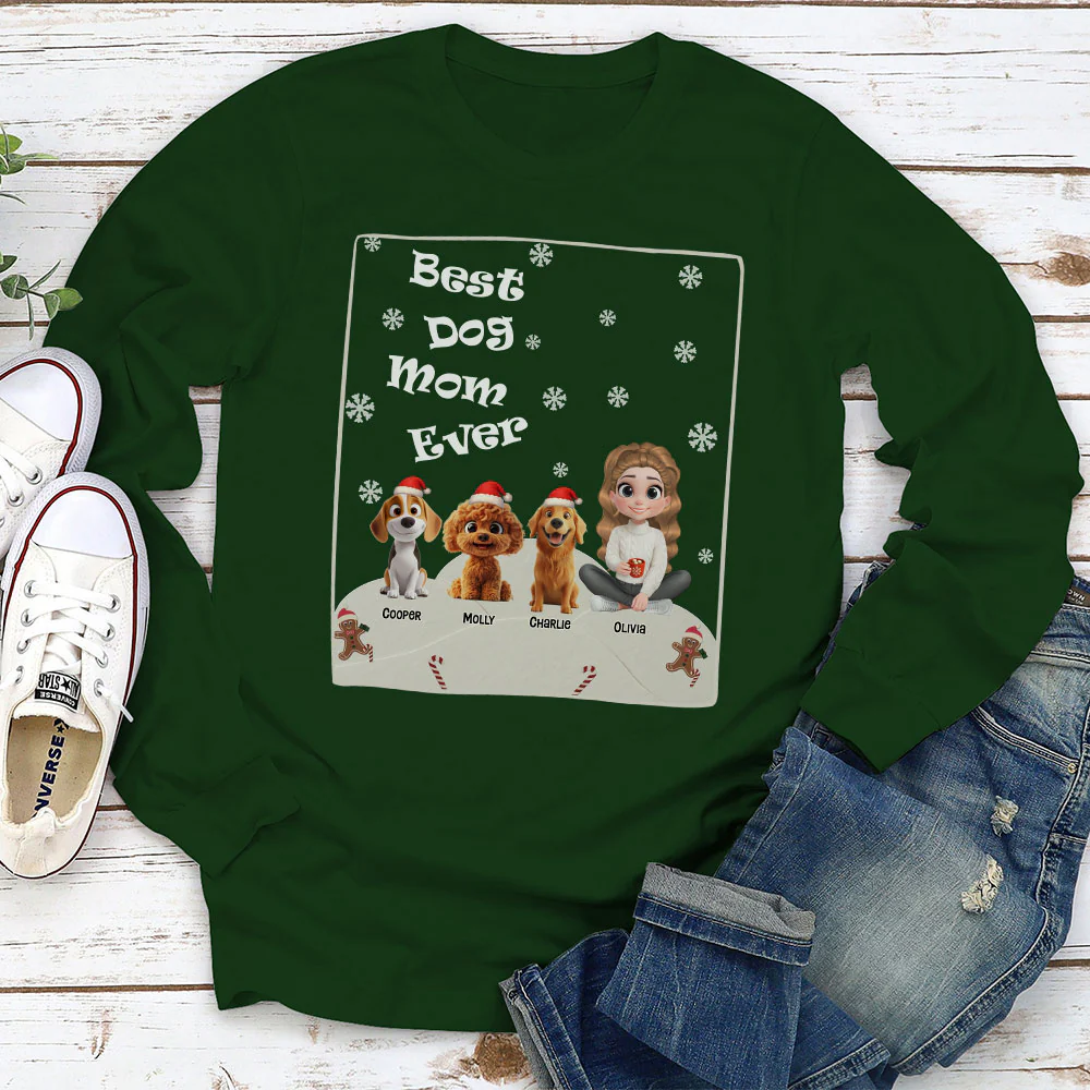 This Is How I Show My Dog - Personalized Custom Long Sleeve T-Shirt - Image 3