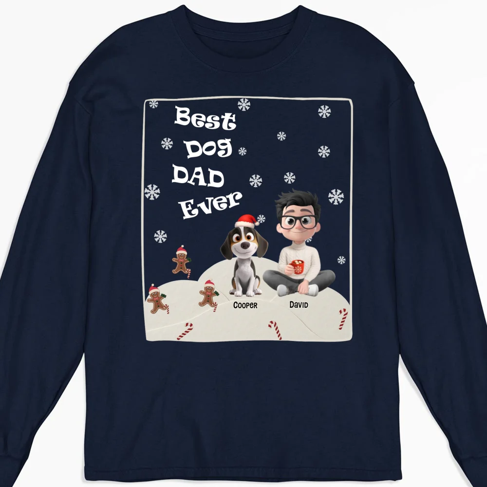 This Is How I Show My Dog - Personalized Custom Long Sleeve T-Shirt - Image 5