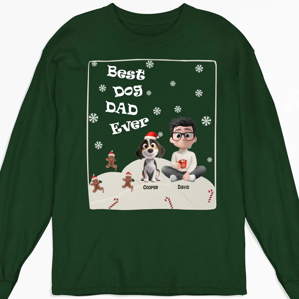 This Is How I Show My Dog - Personalized Custom Long Sleeve T-Shirt - Image 6