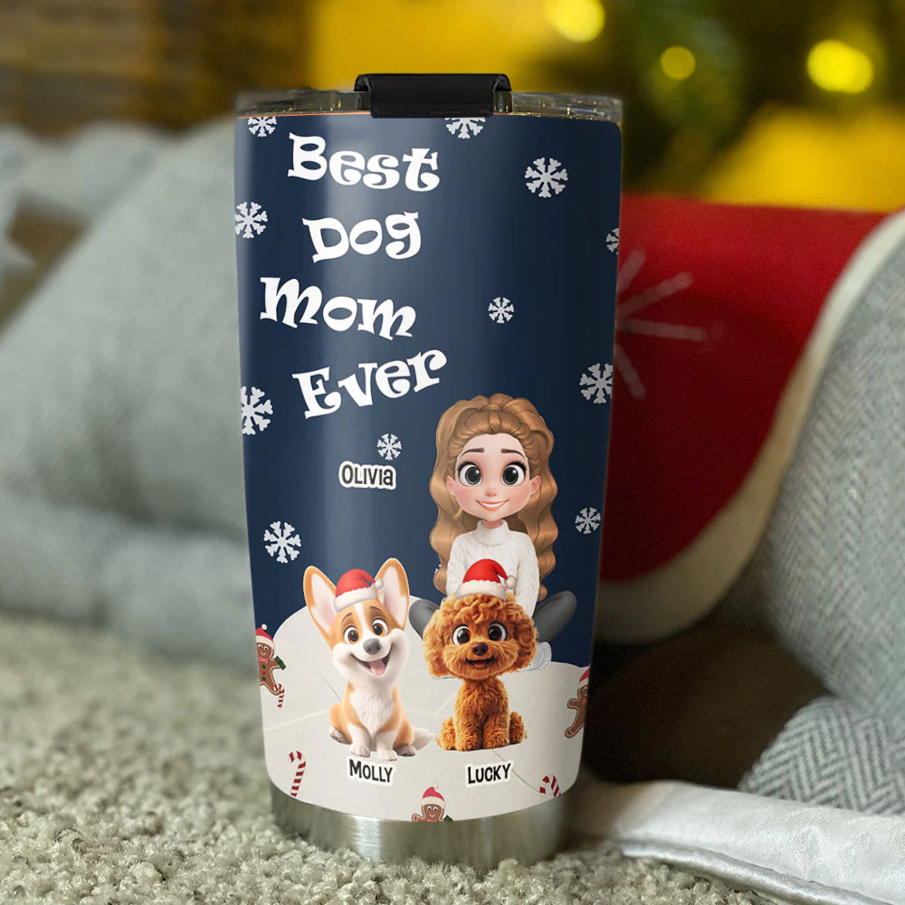 This Is How I Show My Dog - Personalized Custom Tumbler - Image 4