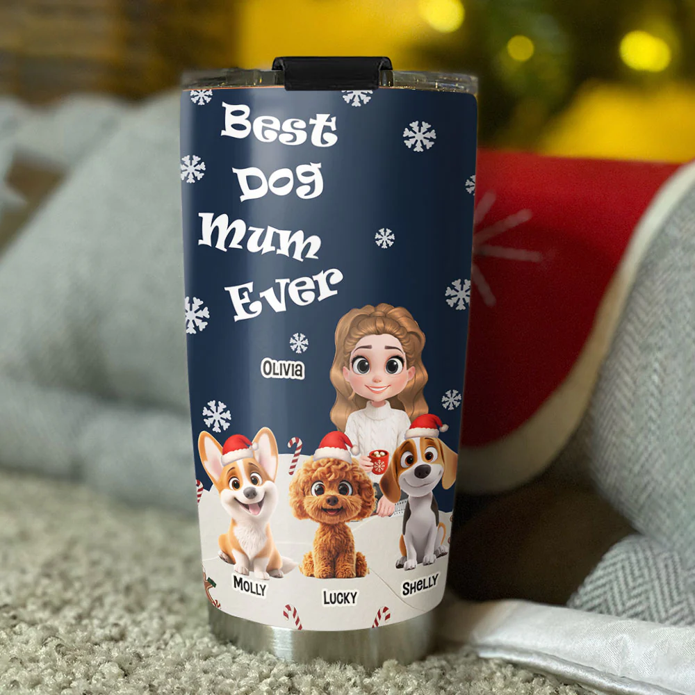 This Is How I Show My Dog - Personalized Custom Tumbler - Image 5