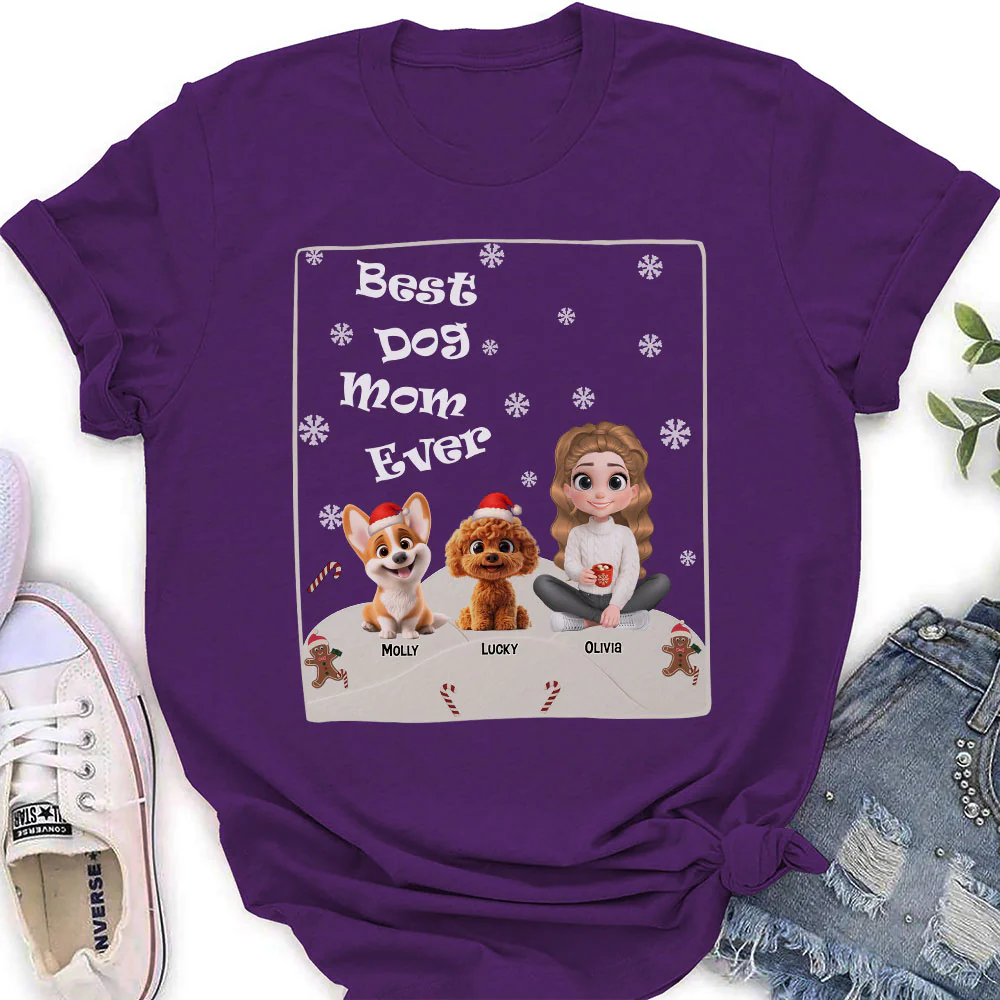 This Is How I Show My Dog - Personalized Custom Women's T-Shirt - Image 3