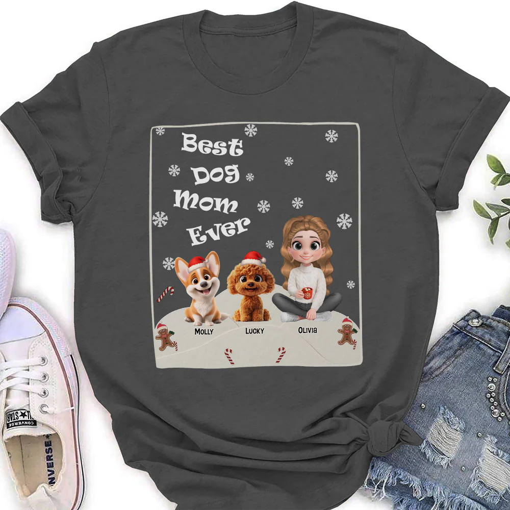 This Is How I Show My Dog - Personalized Custom Women's T-Shirt - Image 4
