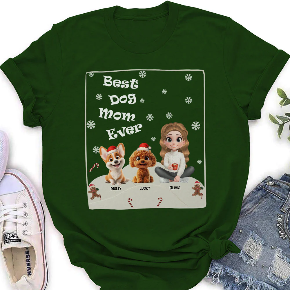 This Is How I Show My Dog - Personalized Custom Women's T-Shirt - Image 5