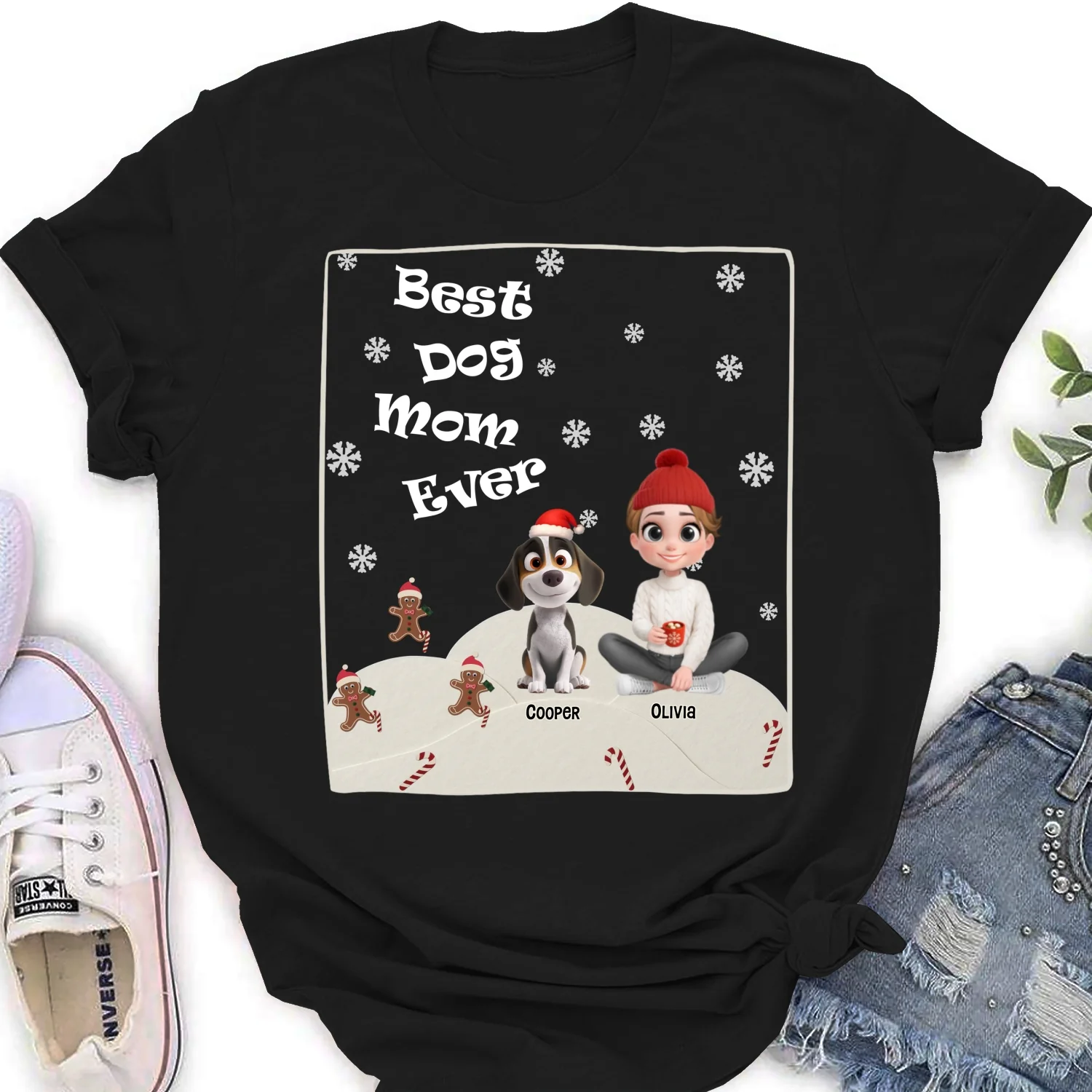 This Is How I Show My Dog - Personalized Custom Women's T-Shirt - Image 6
