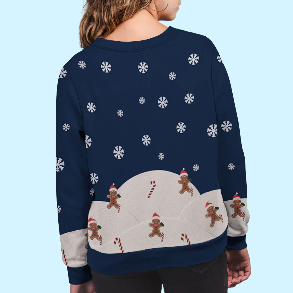 This Is How I Show My Pet - Personalized Custom All-Over-Print Sweatshirt - Image 4