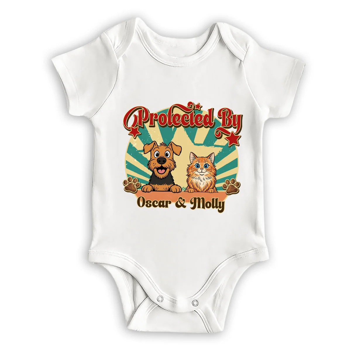 This Tiny Human Is Mine Pet Version- Personalized Custom Baby Onesie