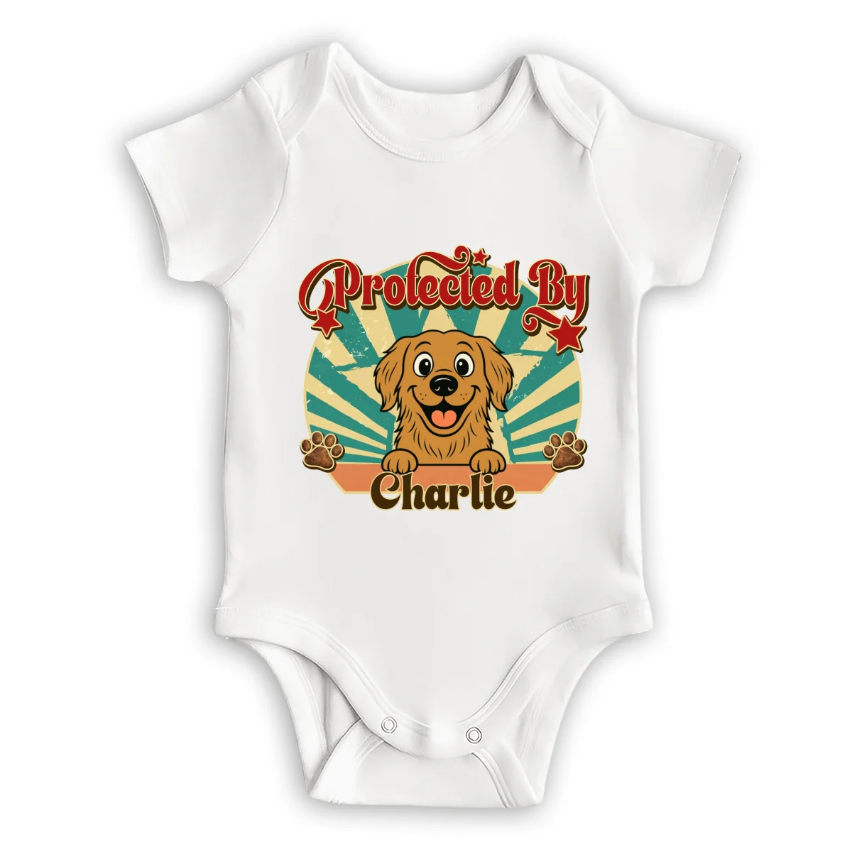 This Tiny Human Is Mine Pet Version- Personalized Custom Baby Onesie - Image 6