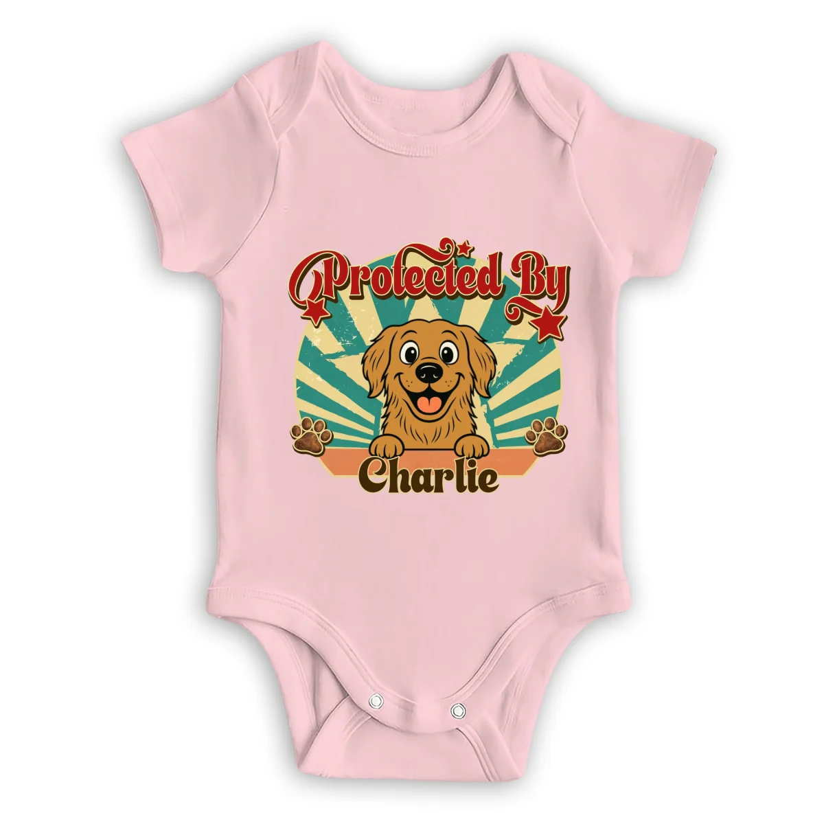 This Tiny Human Is Mine Pet Version- Personalized Custom Baby Onesie - Image 9