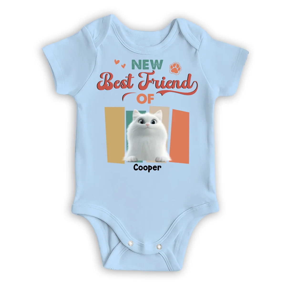 Tiny Hands Big Meows - Personalized Custom Baby Onesie - Image 7