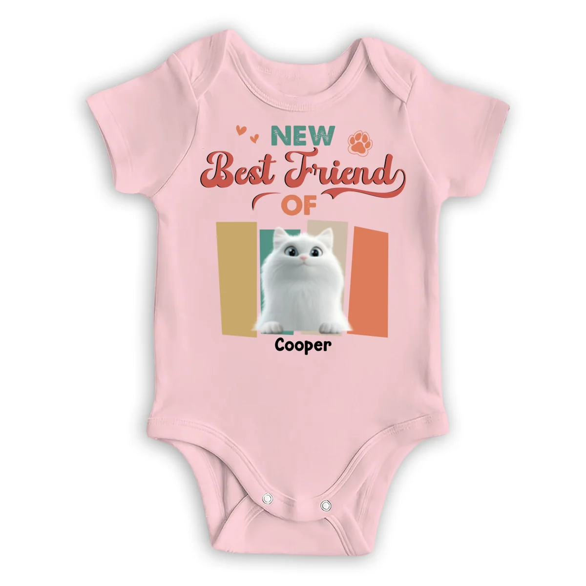 Tiny Hands Big Meows - Personalized Custom Baby Onesie - Image 9