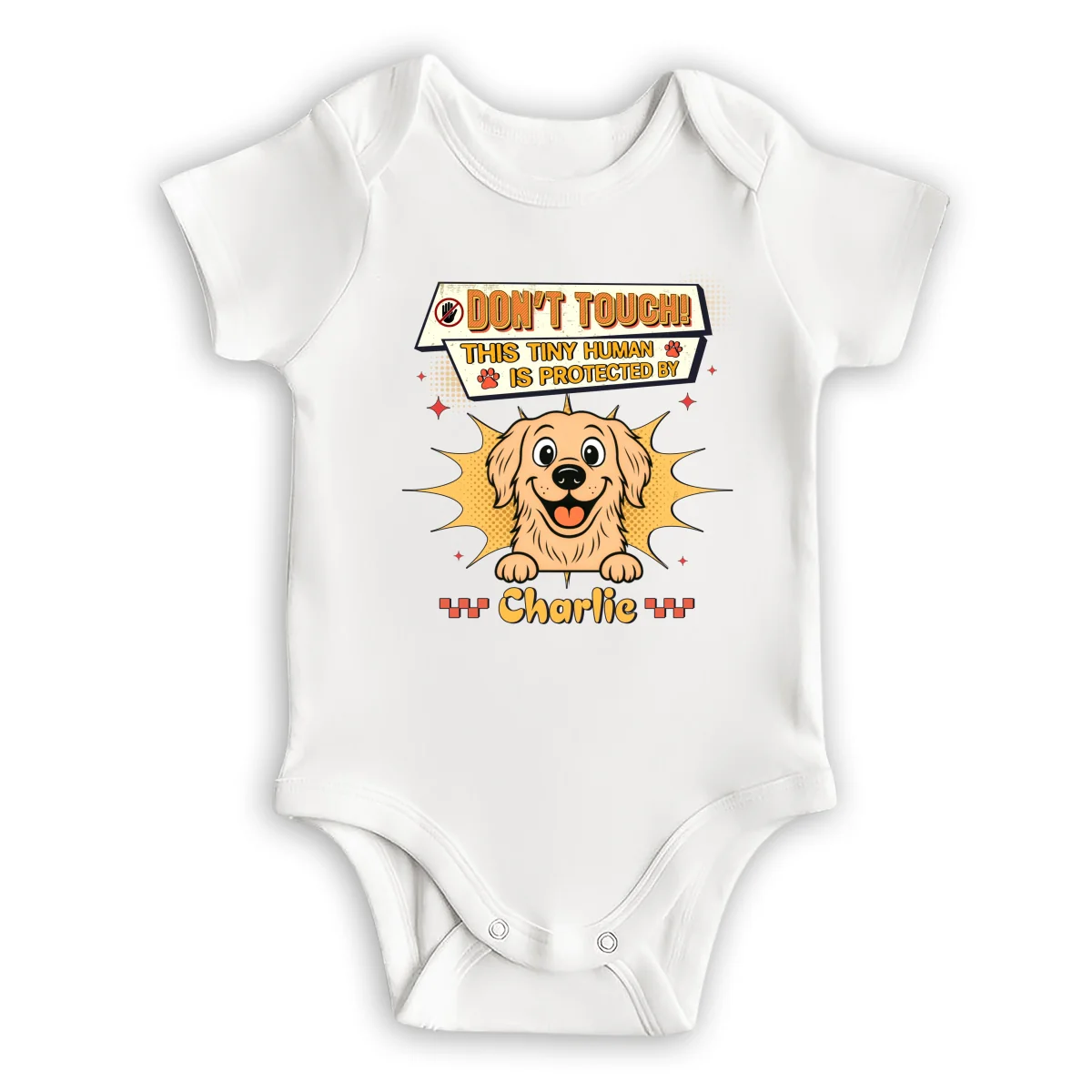 Tiny Human Pet Version - Personalized Custom Baby Onesie - Image 6