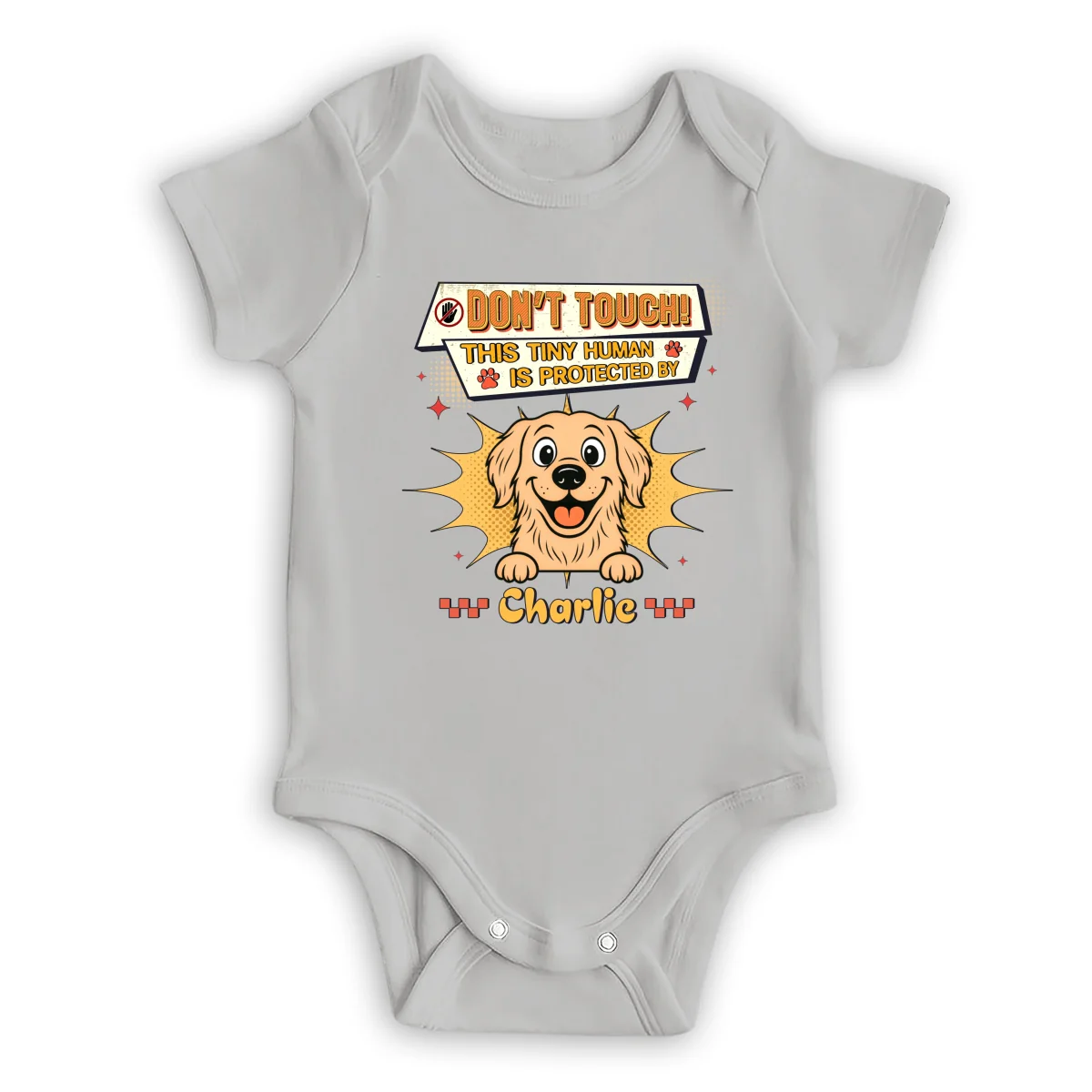 Tiny Human Pet Version - Personalized Custom Baby Onesie - Image 7
