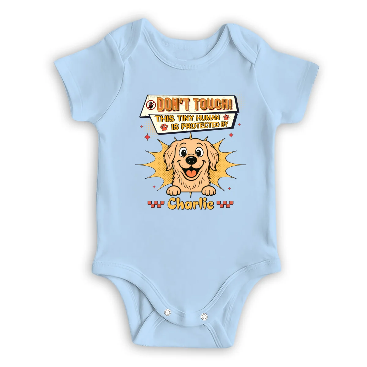 Tiny Human Pet Version - Personalized Custom Baby Onesie - Image 8
