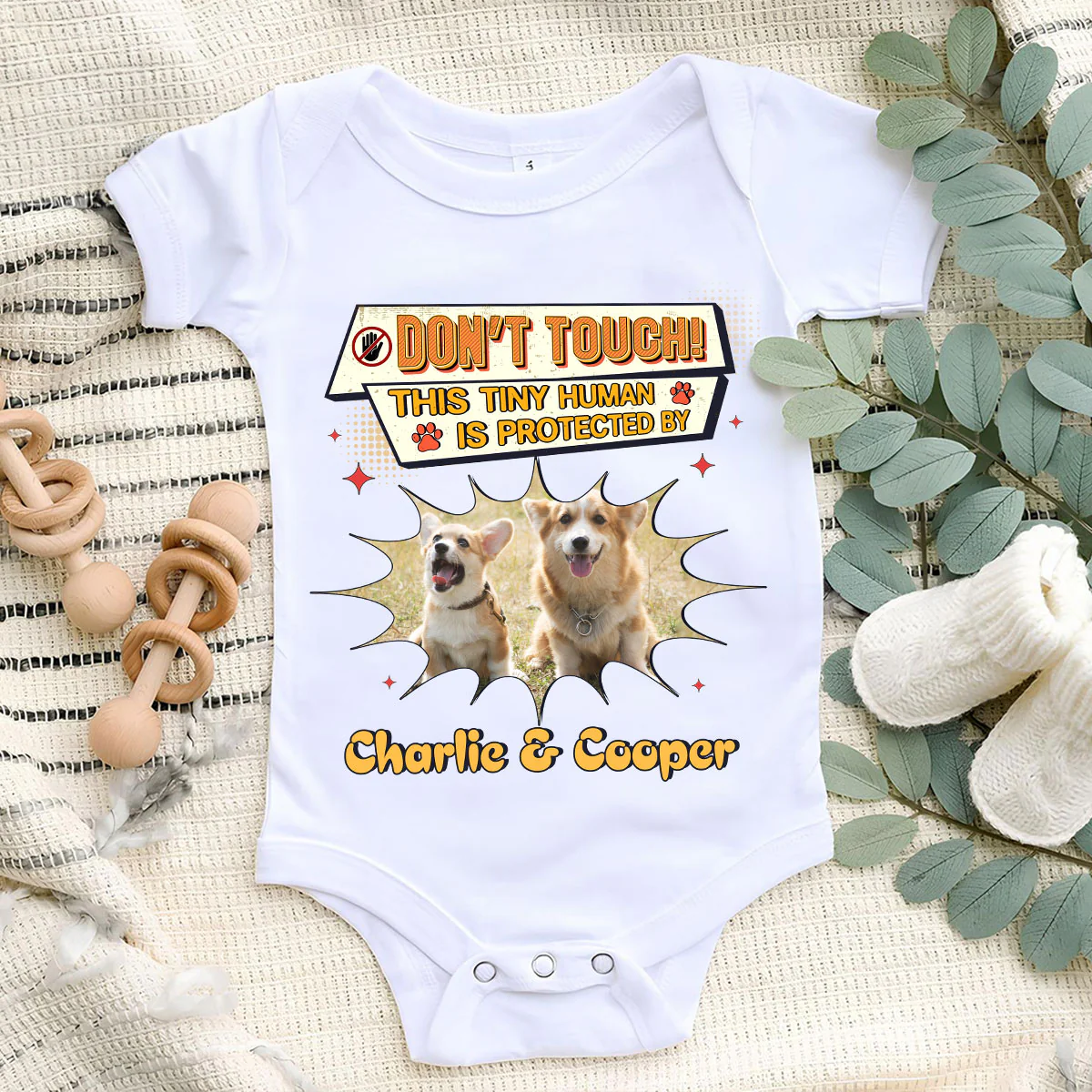 Tiny Human Photo - Personalized Custom Baby Onesie - Image 2