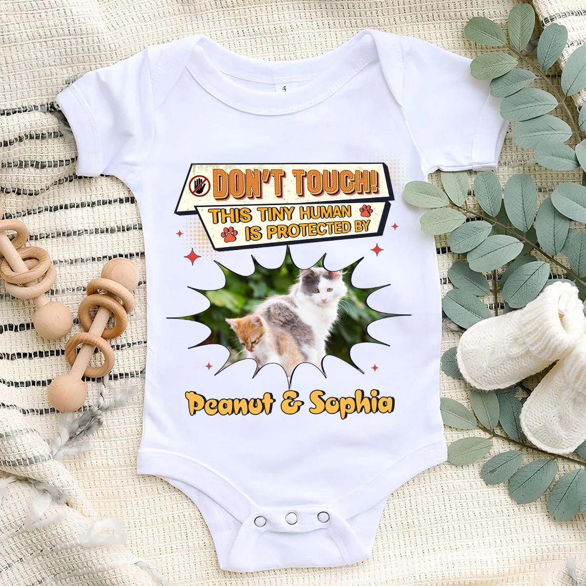 Tiny Human Photo - Personalized Custom Baby Onesie - Image 3