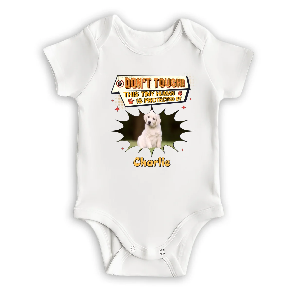 Tiny Human Photo - Personalized Custom Baby Onesie - Image 4
