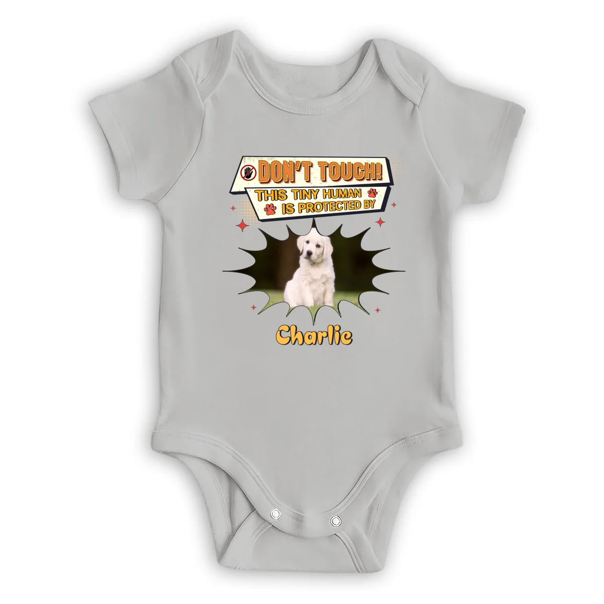 Tiny Human Photo - Personalized Custom Baby Onesie - Image 5
