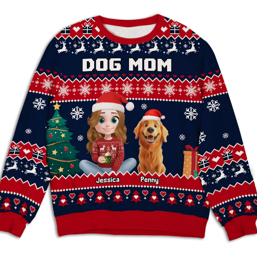 Tis The Season - Personalized Custom All-Over-Print Sweatshirt