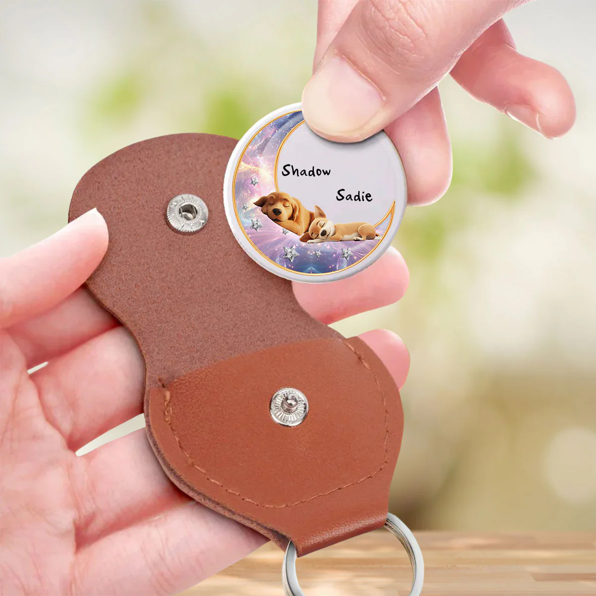 To The Ethereal Moon - Personalized Custom 3D Effect Pocket Hug - Image 3