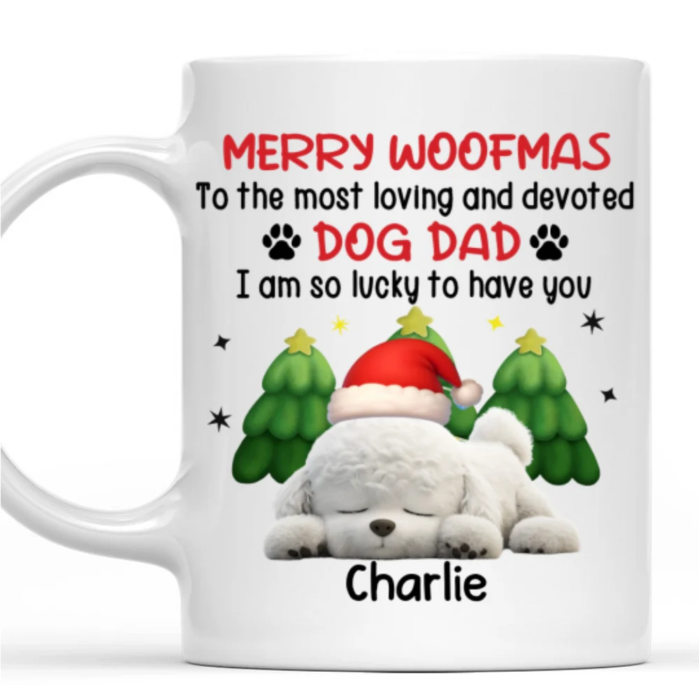To The Most Loving And Devoted Dog Mom - Personalized Custom Coffee Mug - Image 7