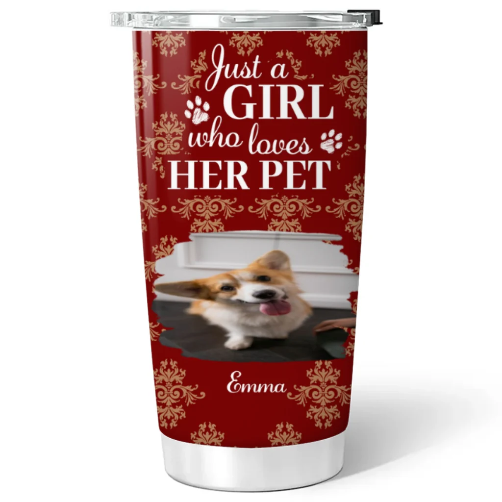 Toile Pet Cartoon Christmas Photo - Personalized Custom Tumbler - Image 6