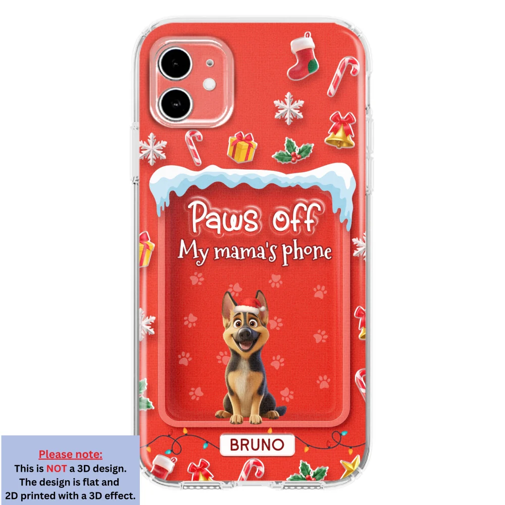 Under The Mistletoe - Personalized Custom 3D Effect Phone Case - Image 10