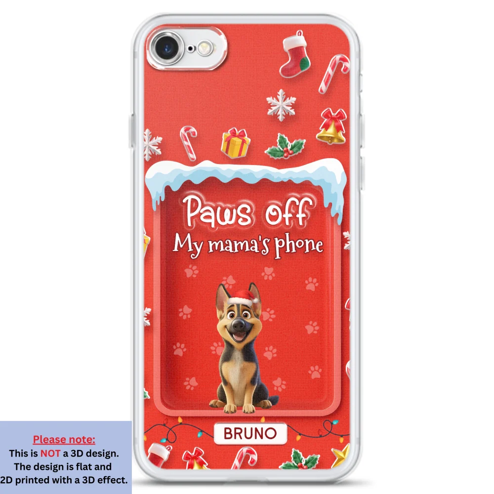 Under The Mistletoe - Personalized Custom 3D Effect Phone Case - Image 5