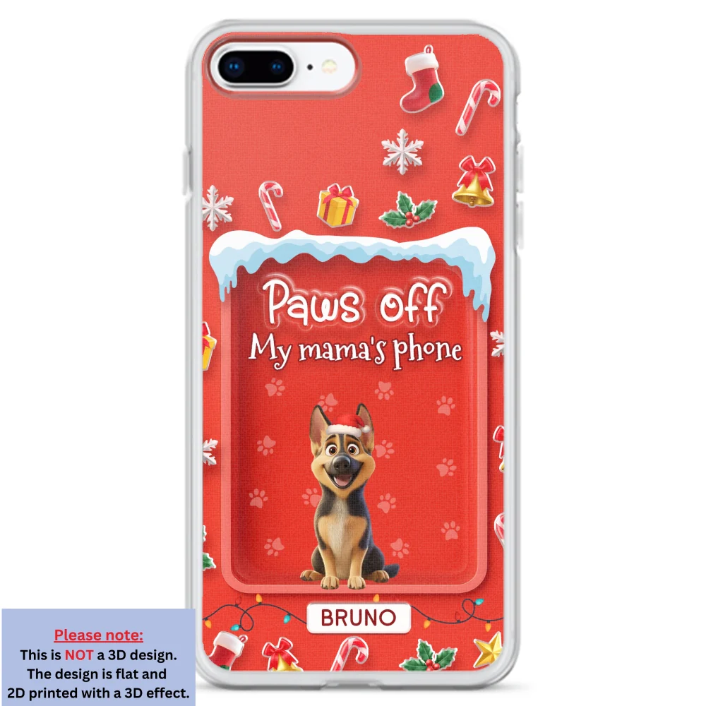 Under The Mistletoe - Personalized Custom 3D Effect Phone Case - Image 6