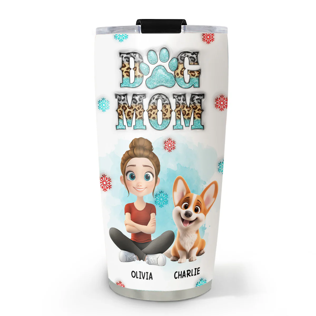 Under The Winter Sky - Personalized Custom 3D Effect Tumbler