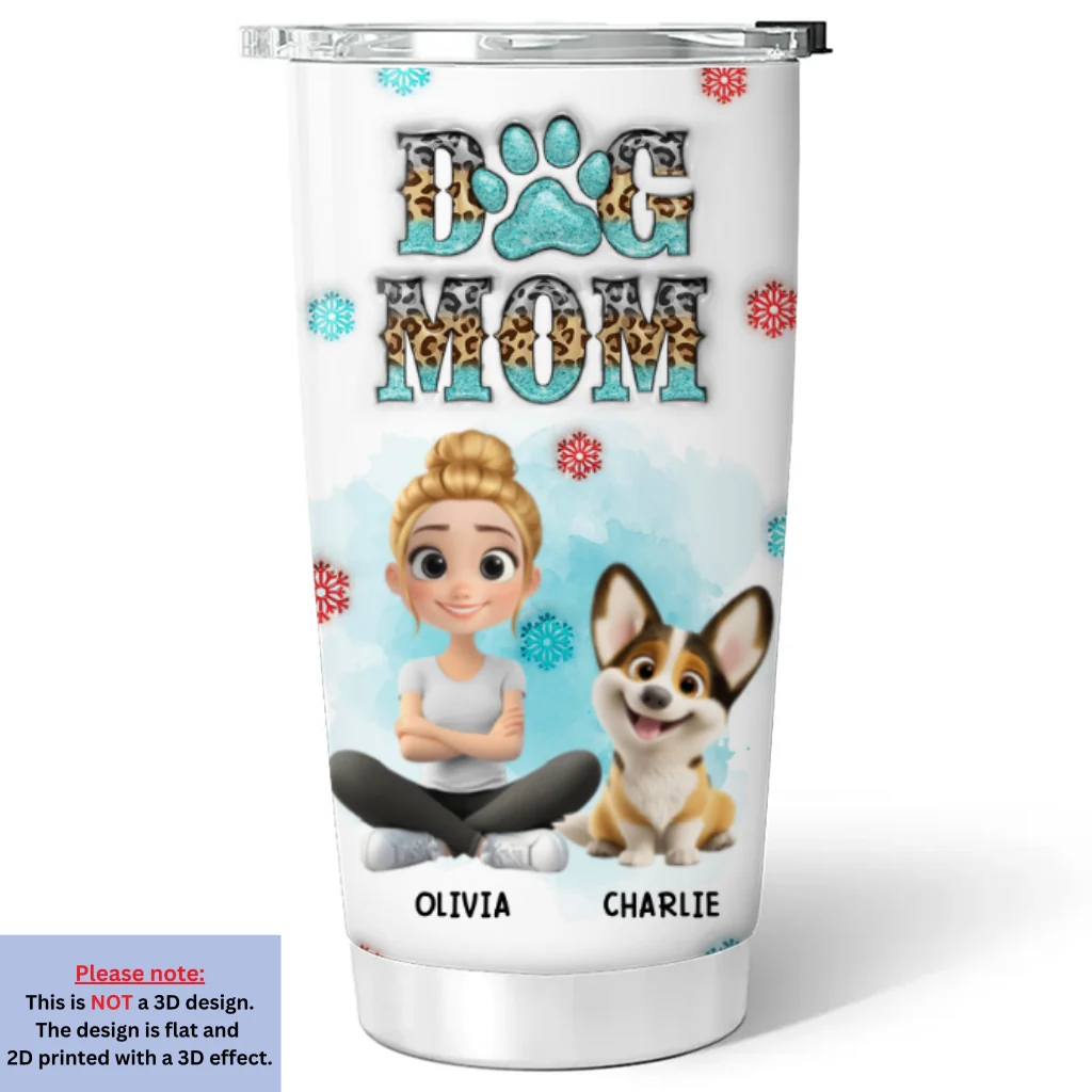 Under The Winter Sky - Personalized Custom 3D Effect Tumbler - Image 6