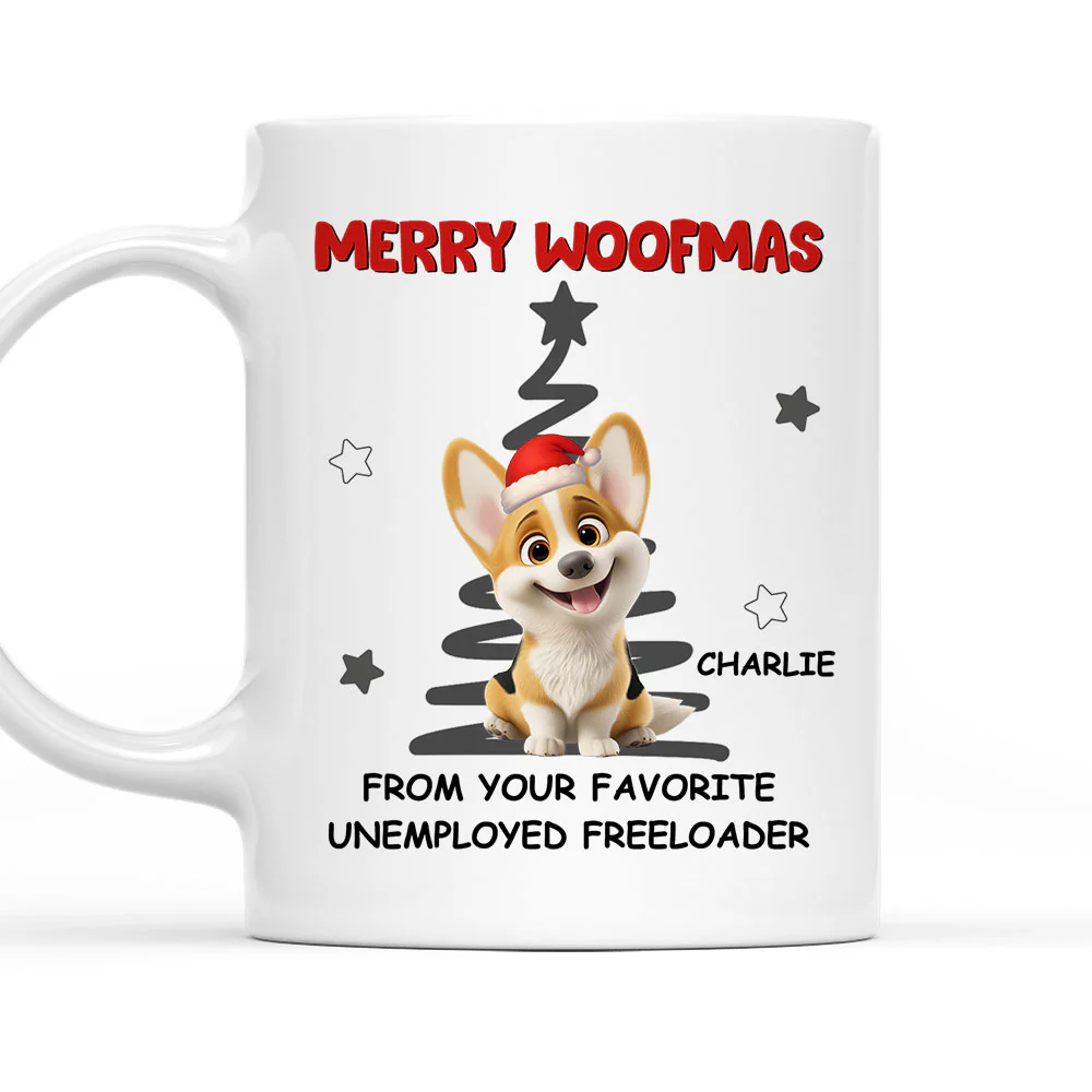 Unemployed Freeloader - Personalized Custom Coffee Mug