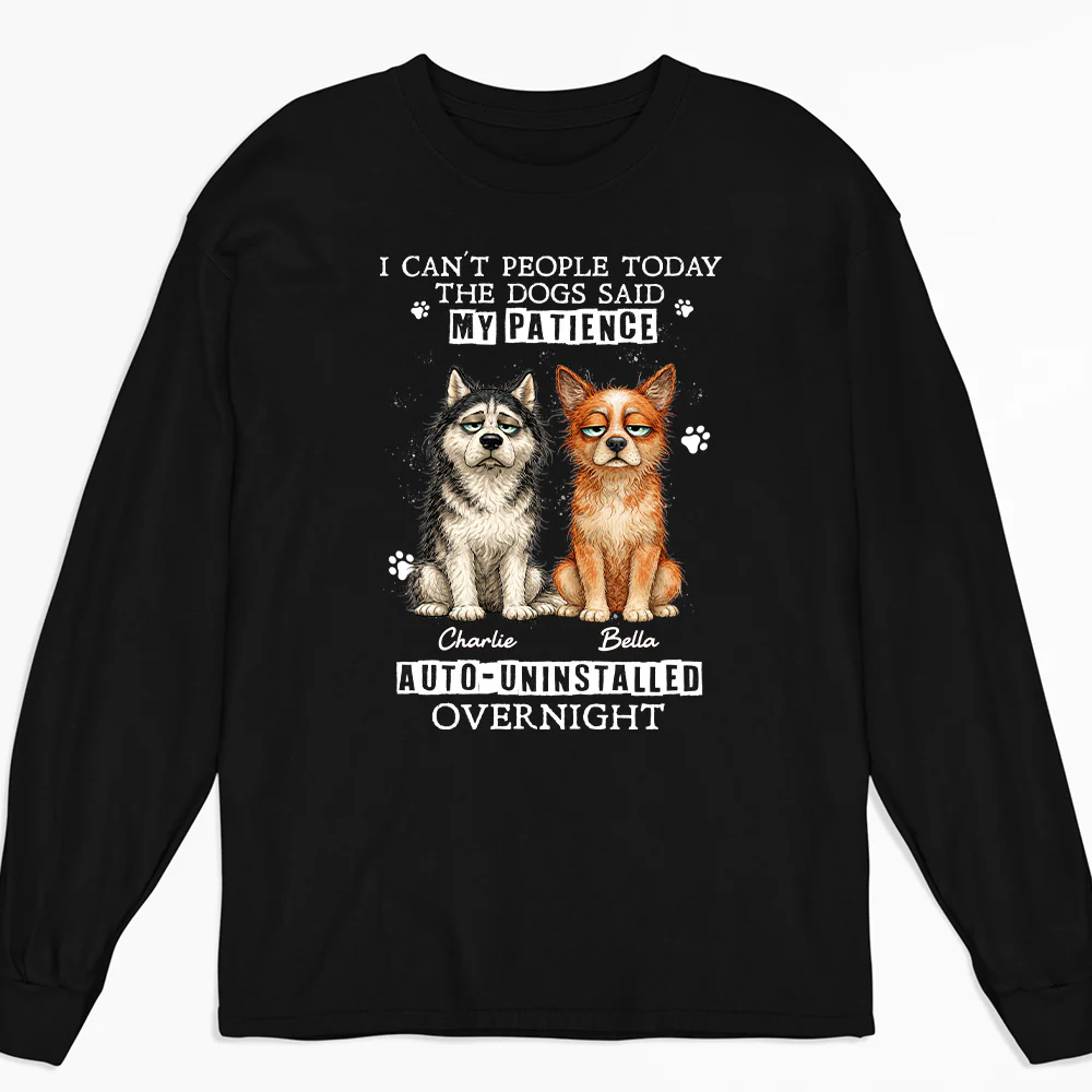 Uninstalled Overnight - Personalized Custom Long Sleeve T-Shirt