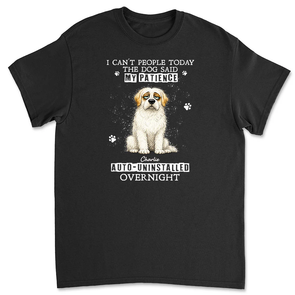 Uninstalled Overnight - Personalized Custom Unisex T-shirt