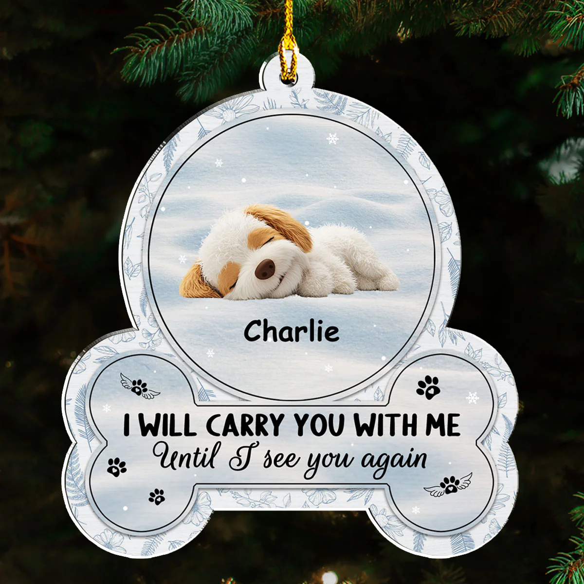 Until I Can See You Again - Personalized Custom Acrylic Ornament
